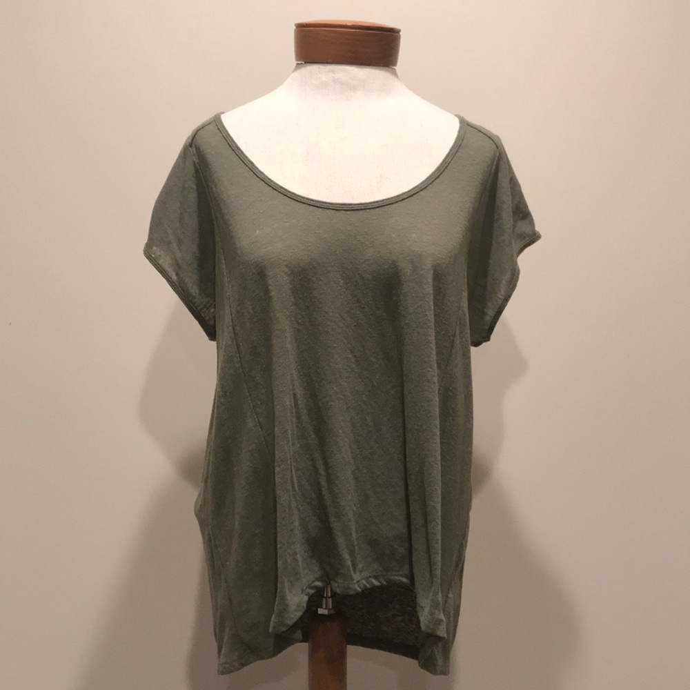 Oversized zip back tee - Picture 2 of 3